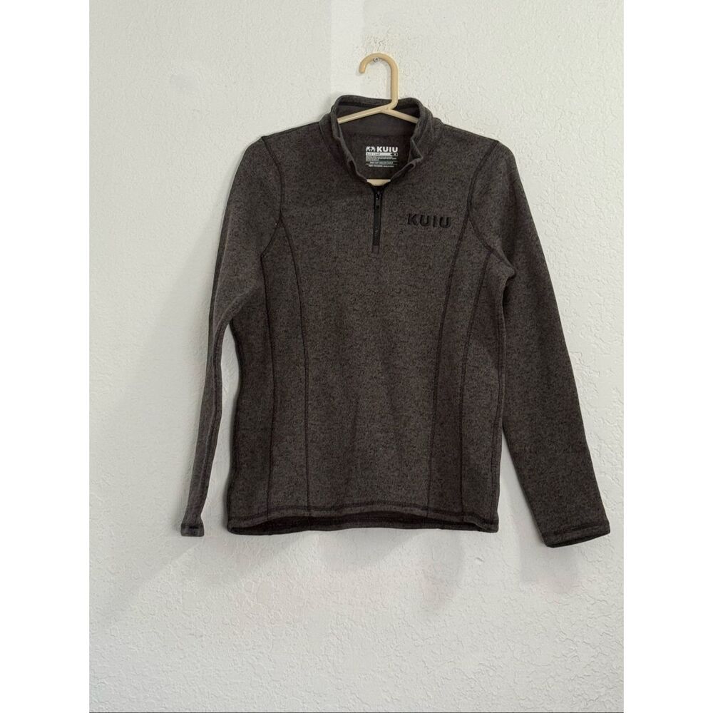 KUIU Base Camp High Loft Sweater Fleece 1/4 Zip Women’s Size Medium Grey